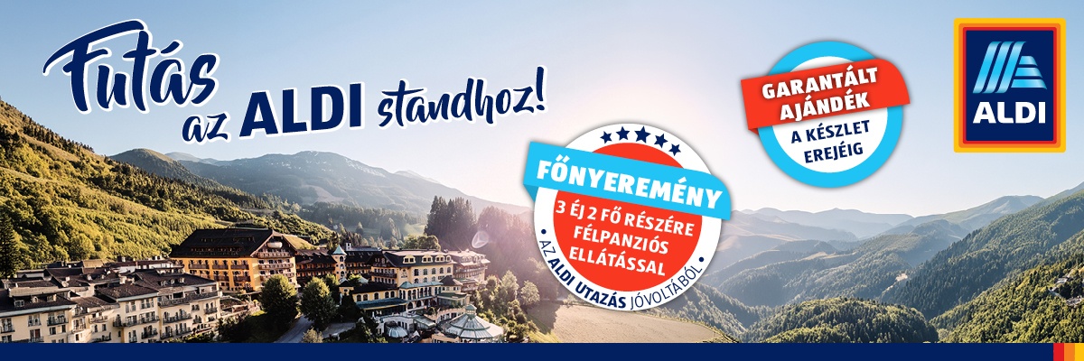 ALDI NŐI FUTÓGÁLA - ALDI UTAZÁS nyereményjáték
