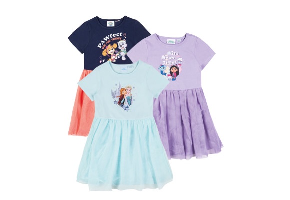 DISNEY FROZEN/PAW PATROL Vestito in tulle per bambini