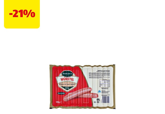 FRESCHI PER TE Würstel di pollo e tacchino