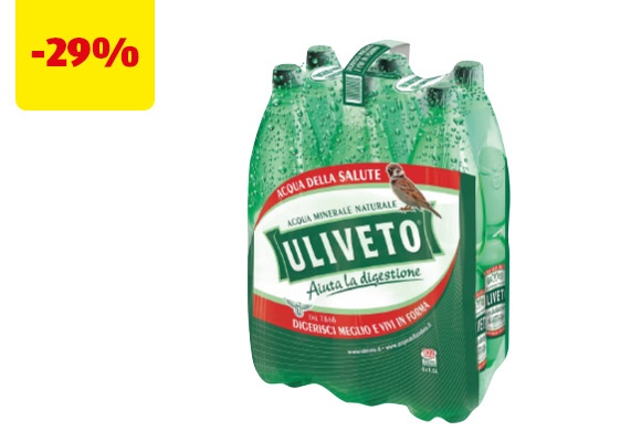 ULIVETO Acqua effervescente naturale