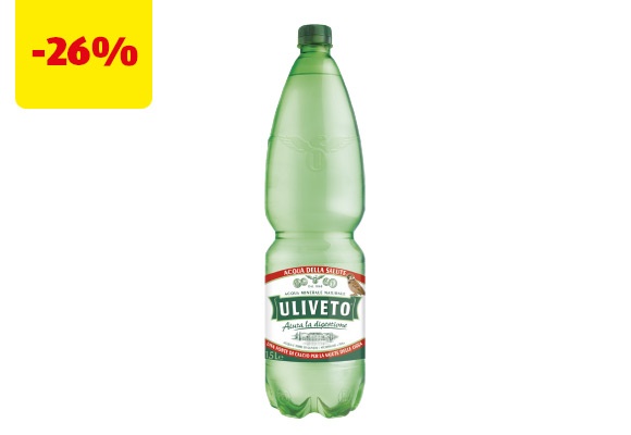 ULIVETO Acqua effervescente naturale