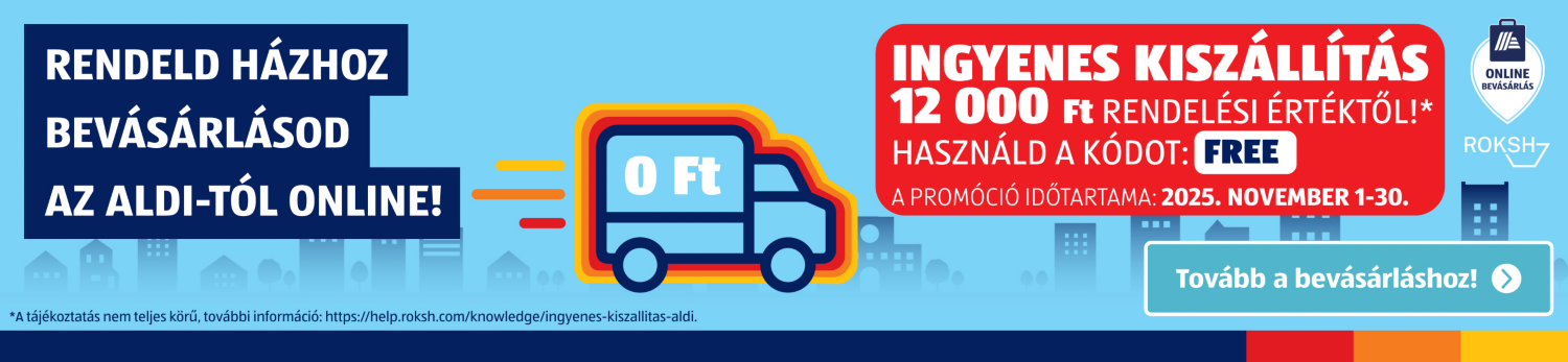 Rendeld házhoz bevásárlásod az ALDI-tól online!