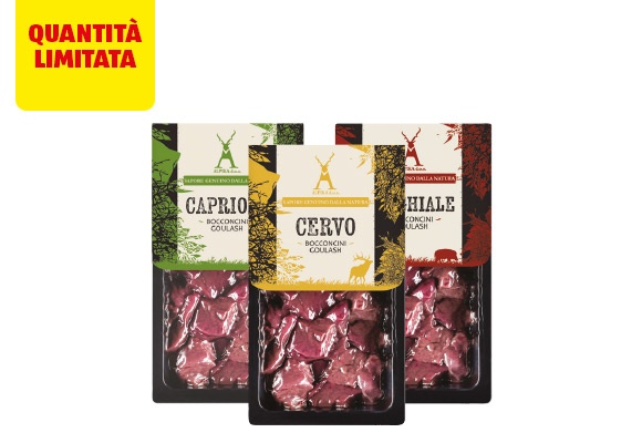 ALPIKA Bocconcini di cervo/cinghiale/capriolo