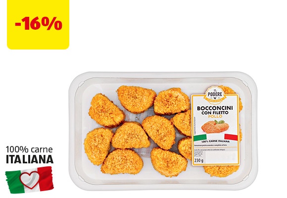 IL PODERE Bocconcini di filetto di pollo panati