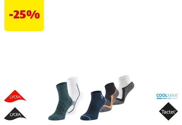 CRANE Calzini da ciclismo per donna e uomo, 2 paia