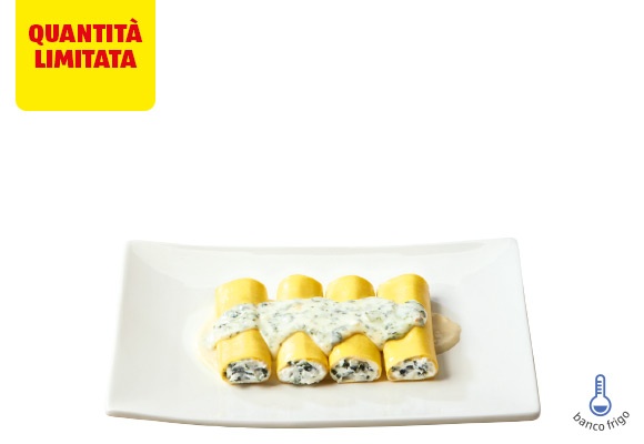 CHEF A CASA Cannelloni ricotta e spinaci