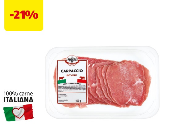 IL PODERE Carpaccio di bovino