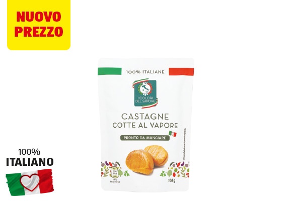 I COLORI DEL SAPORE Castagne italiane cotte al vapore