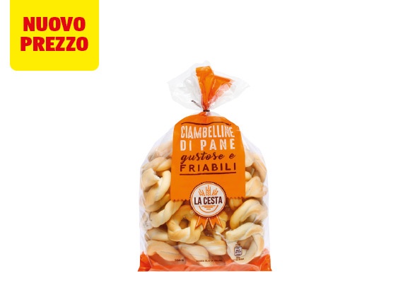 LA CESTA Ciambelline di pane biscottato