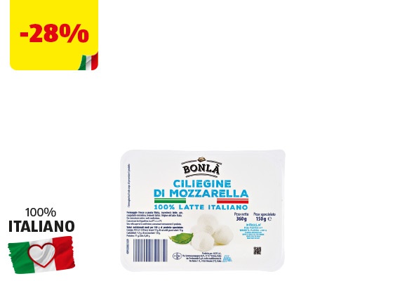 BONLÀ Ciliegine di mozzarella