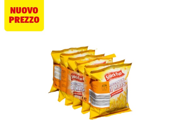 SNACK FUN Croccantini di mais al formaggio