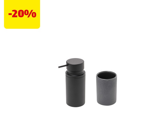 HOME CREATION Dispenser sapone/porta spazzolino