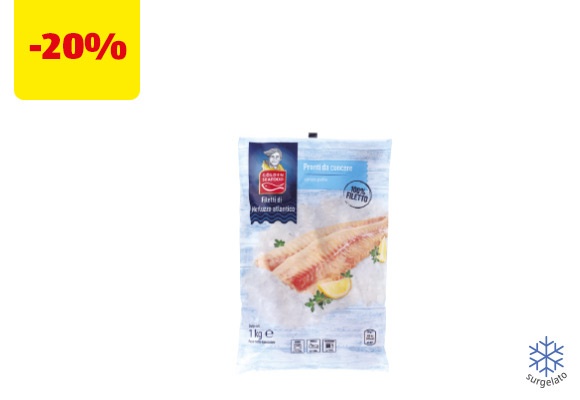 GOLDEN SEAFOOD Filetti di merluzzo atlantico