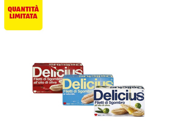 DELICIUS Filetti di sgombro classici