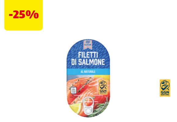 ALMARE SEAFOOD Filetti di salmone al naturale