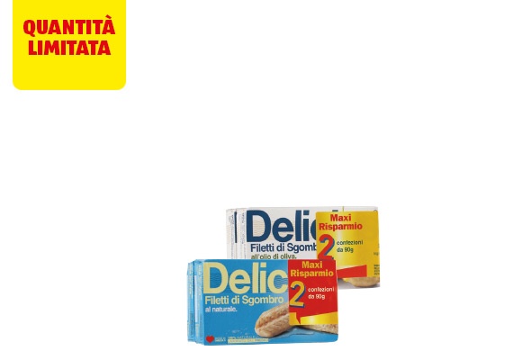 DELICIUS Filetti di sgombro