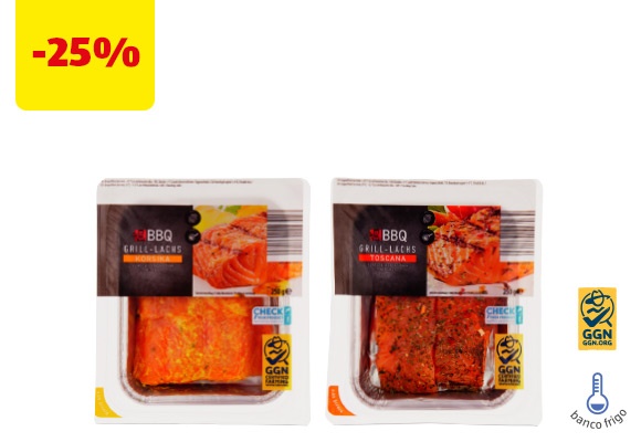 BBQ Filetto di salmone marinato