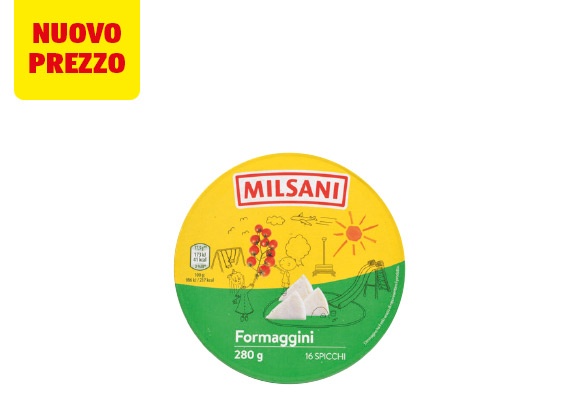 MILSANI Formaggio fuso a spicchi
