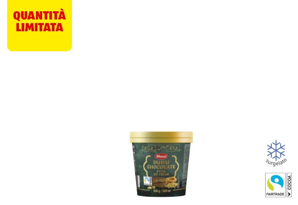 MUCCI Gelato Dubai chocolate style