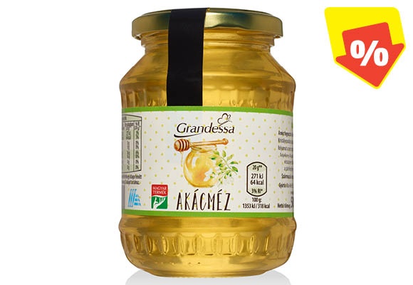 GRANDESSA Akácméz, 500 g/üveg