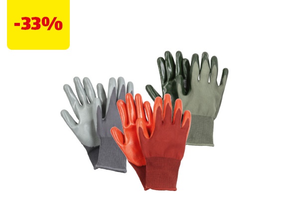 GARDENLINE Guanti da girdinaggio per uomo e donna, 2 paia