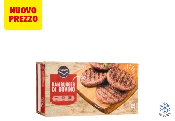 PRIMANA Hamburger di bovino