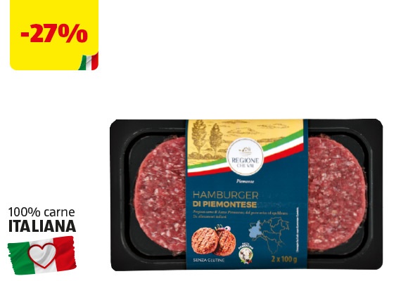 REGIONE CHE VAI Hamburger Fassone Piemontese