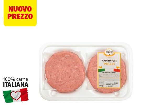 IL PODERE Hamburger di pollo