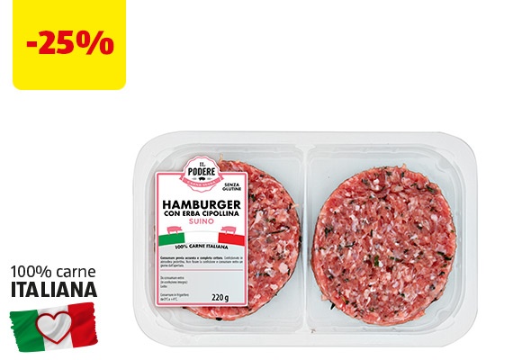 IL PODERE Hamburger di suino