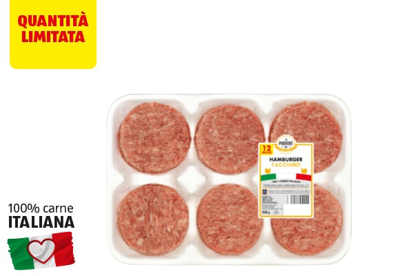 IL PODERE Hamburger di tacchino XXL