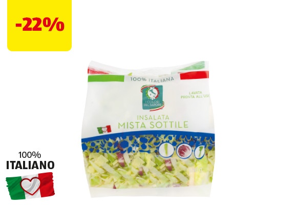 I COLORI DEL SAPORE Insalata mista sottile 180 g