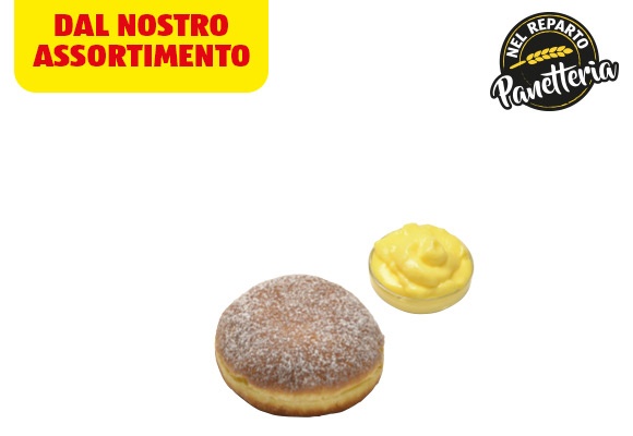 PAN DEL DÌ Krapfen alla crema