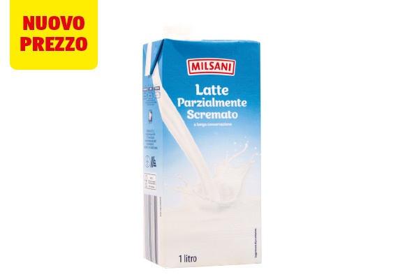 MILSANI Latte UHT parzialmente scremato