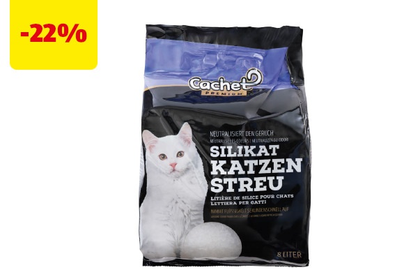 CACHET PREMIUM Lettiera per gatti in silicio