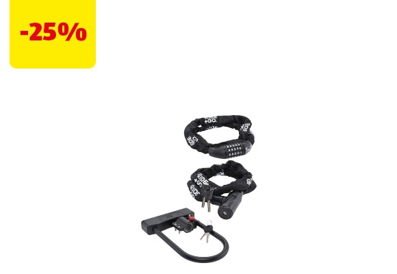 RIDE + GO Lucchetto per bici