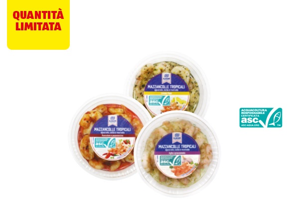 ALMARE SEAFOOD Mazzancolle tropicali marinate