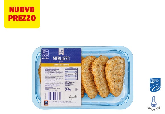 ALMARE SEAFOOD Merluzzo panato al limone