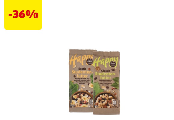 HAPPY HARVEST Mix di frutta secca e uvetta