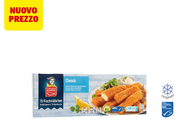 GOLDEN SEAFOOD MSC Fish fingers