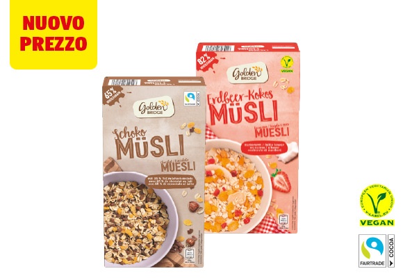 GOLDEN BRIDGE Müsli assortito