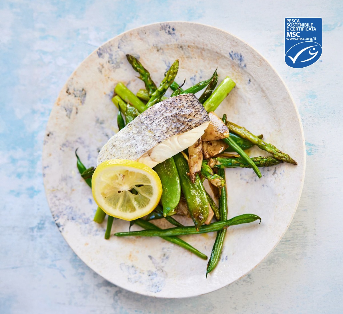 Nasello agrumato al vapore con verdure