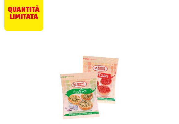 SAPORI E PIACERI Pan pizza/pan ajo