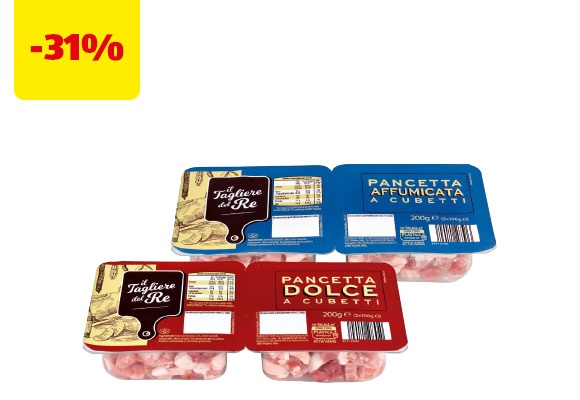 IL TAGLIERE DEL RE Pancetta a cubetti