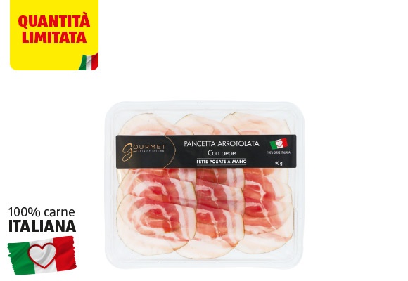 GOURMET Pancetta al pepe