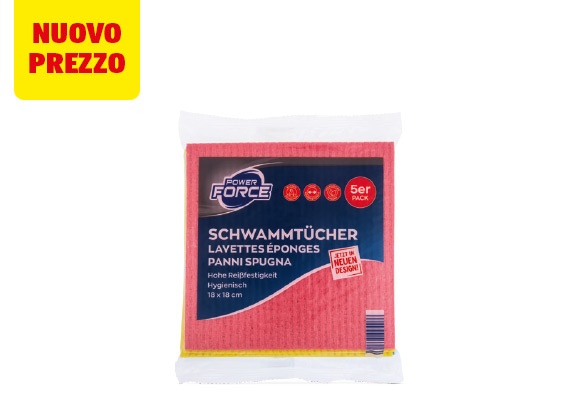 POWER FORCE Panni spugna