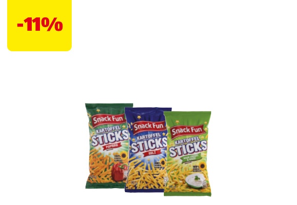 SNACK FUN Patatine sticks