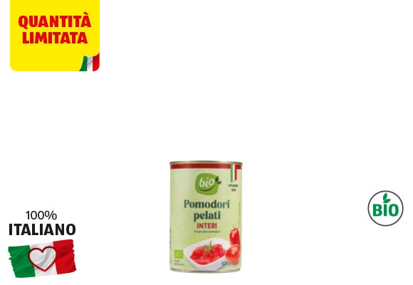 BIO Pomodori pelati interi BIO