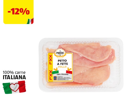 IL PODERE Petto di pollo a fette XXL