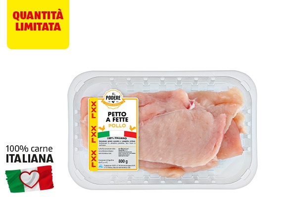 IL PODERE Petto di pollo a fette XXL