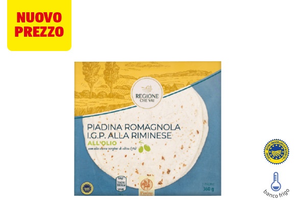 REGIONE CHE VAI Piadina romagnola IGP alla riminese
